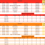 World Cup 2026 Spreadsheet Groups A-F